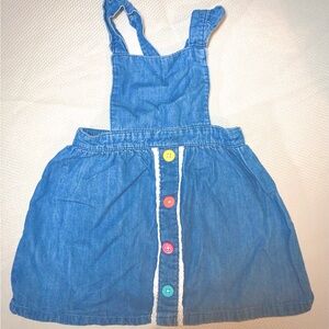 Denim Button Dress
